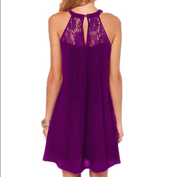 Purple Shift Dress - Picture 2 of 2